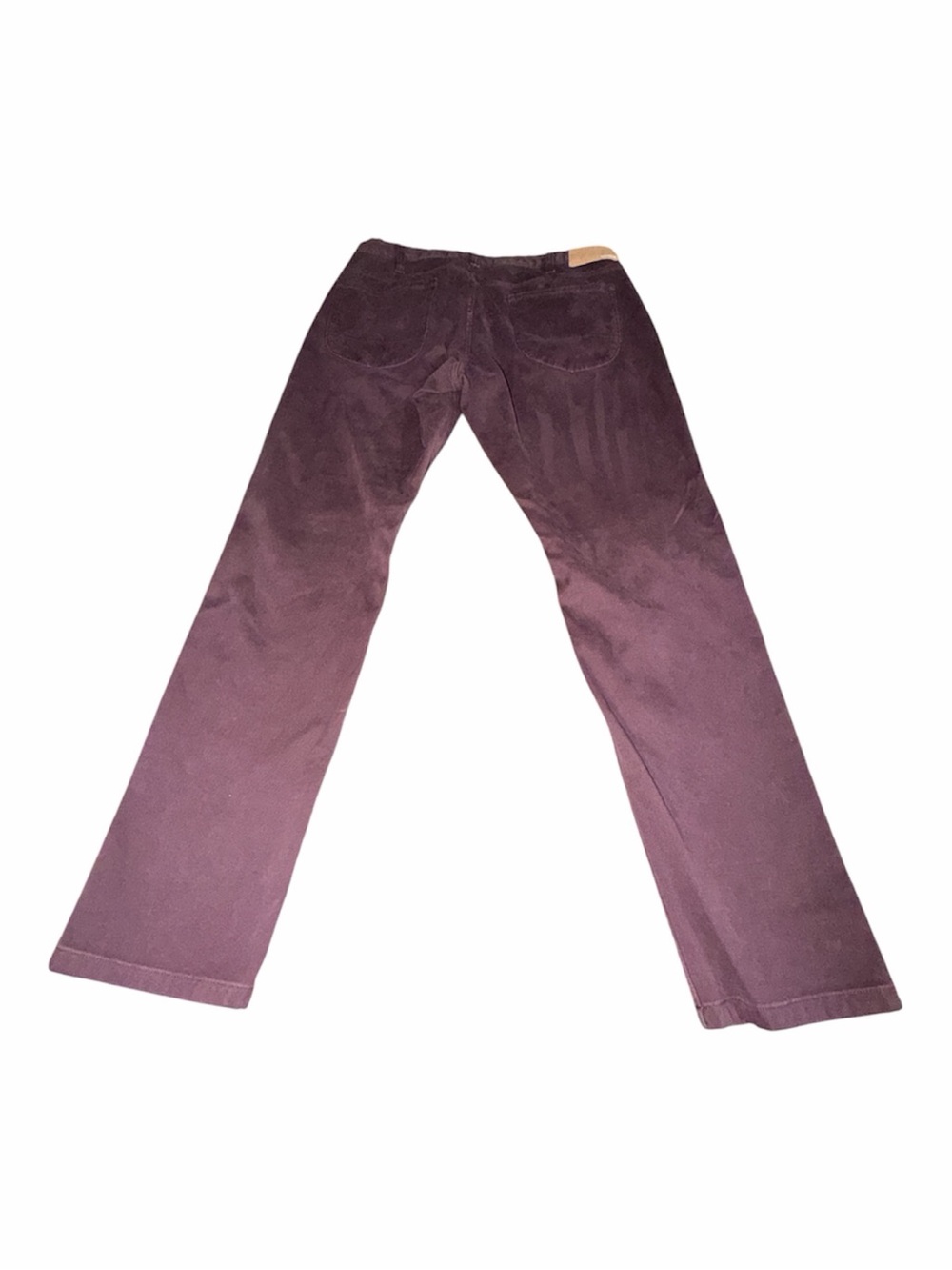 Bonobos Men’s Straight Fit Corduroy Pants 32x30 Burgundy Purple - Picture 3 of 7